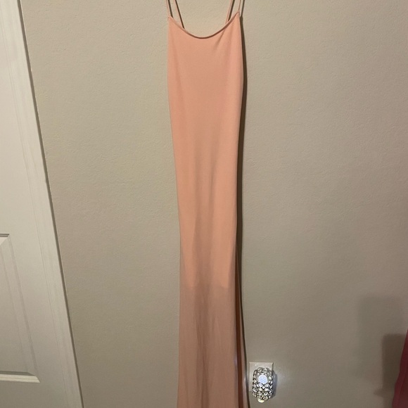 Pink Backless Dress - Picture 3 of 3